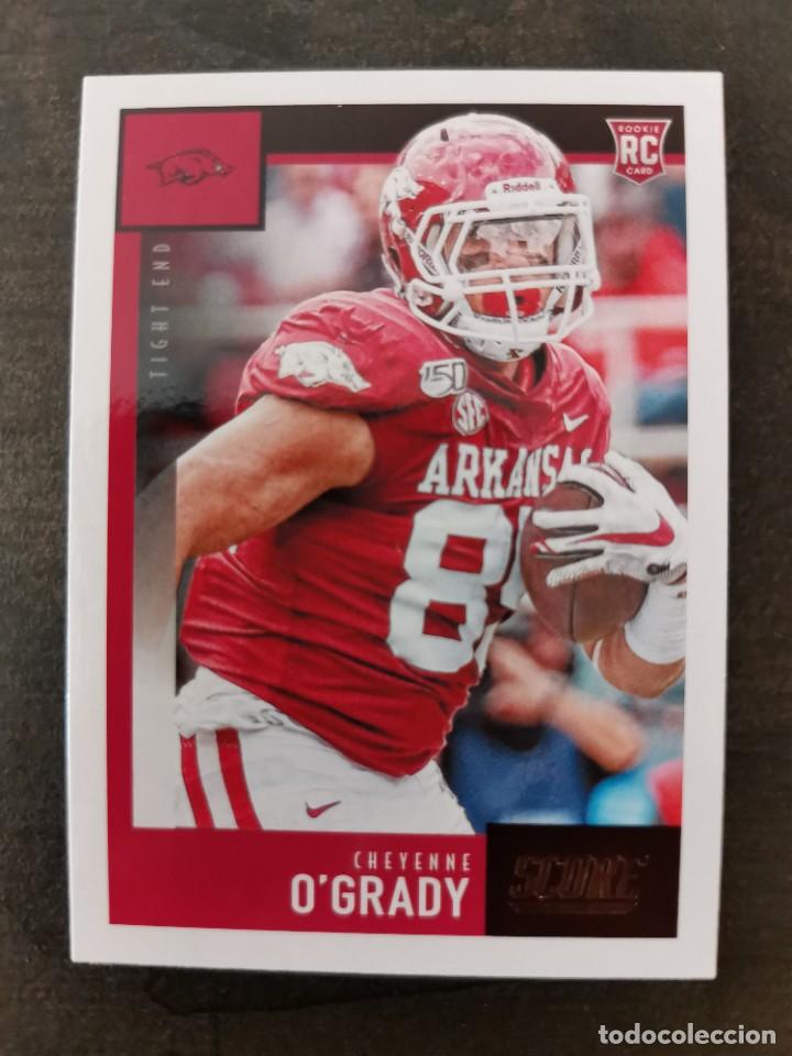 Coleccionismo deportivo: Panini Score 2020 Rookie #402 Cheyenne O'Grady NFL Card