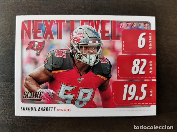Coleccionismo deportivo: Panini Score 2020 Next Level Stats #NLS-SB Shaquil Barrett Tampa Bay Buccaneers NFL Card