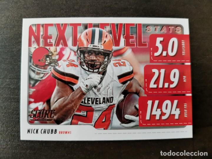 Sammelleidenschaft Sport: Panini Score 2020 Next Level Stats #NLS-NC Nick Chubb Cleveland Browns NFL Card
