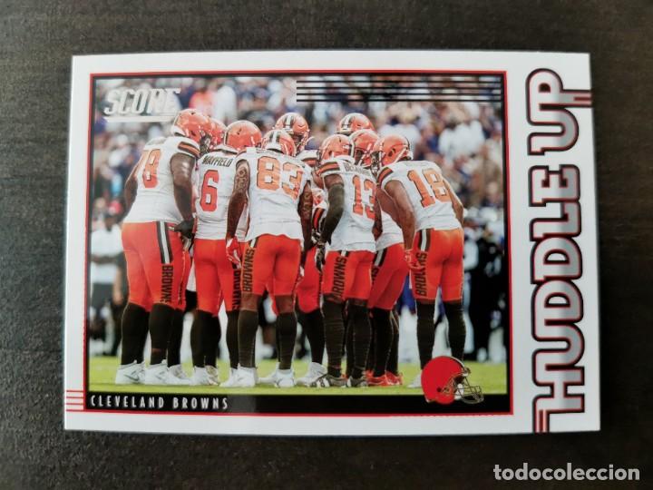 Sammelleidenschaft Sport: Panini Score 2020 Huddle Up #HDL-CLE Cleveland Browns NFL Card