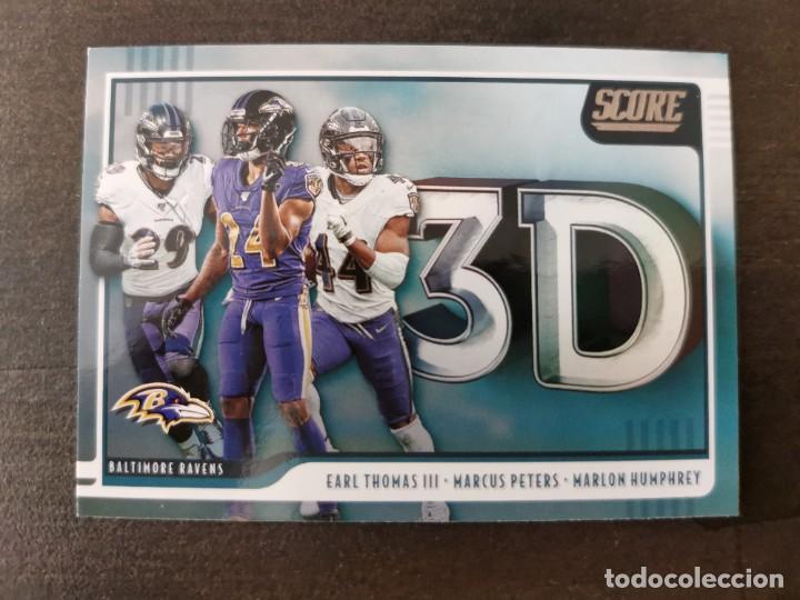 Sammelleidenschaft Sport: Panini Score 2020 3D #3D-EMM Thomas Peters Humphrey Baltimore Ravens NFL Card