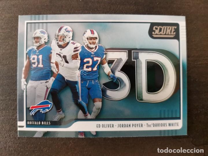 Sammelleidenschaft Sport: Panini Score 2020 3D #3D-ETJ Oliver Poyer White Buffalo Bills NFL Card