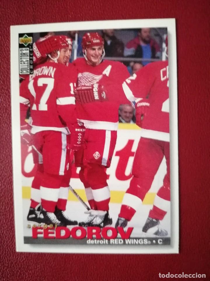 Coleccionismo deportivo: CROMO NUEVO N&Uacute;MERO 148 - NHL - NHLPA - HOCKEY SOBRE HIELO - A&Ntilde;O 1995 UPPER DECK - SERGEI FEDOROW