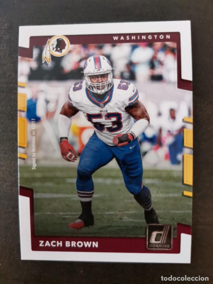 Collezionismo sportivo: Panini Donruss 2017 #176 Zach Brown Washington Redskins NFL Card