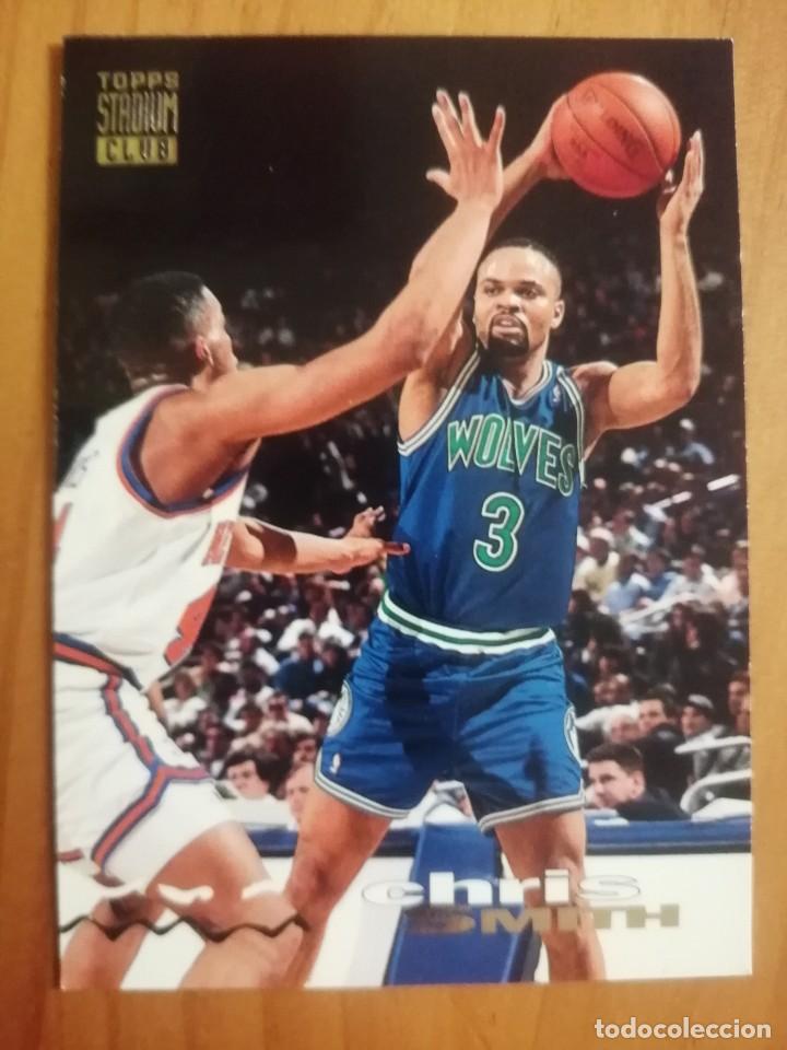 Colecionismo desportivo: CROMO NUEVO N&Uacute;MERO 163 - NBA BALONCESTO - TOPPS STADYUM CLUB - A&Ntilde;O 1993 - CHRIS SMITH