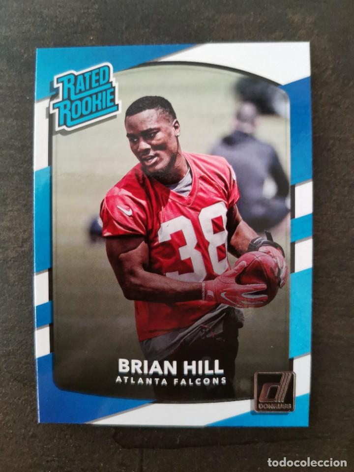 Collezionismo sportivo: Panini Donruss 2017 Rated Rookie #310 Brian Hill Atlanta Falcons NFL Card