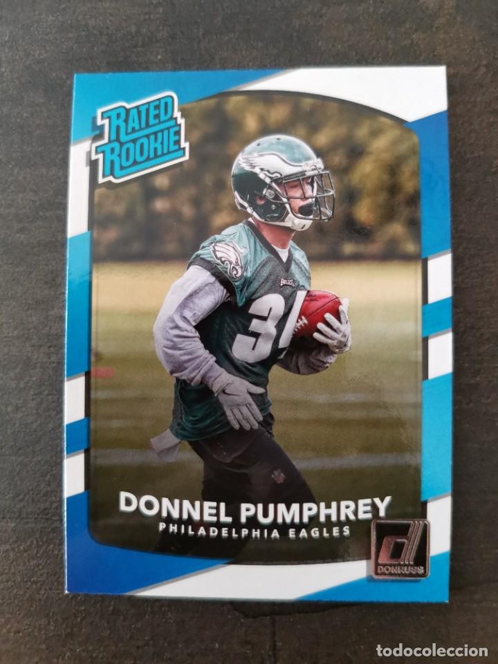 Collezionismo sportivo: Panini Donruss 2017 Rated Rookie #312 Donnel Pumphrey Philadelphia Eagles NFL Card