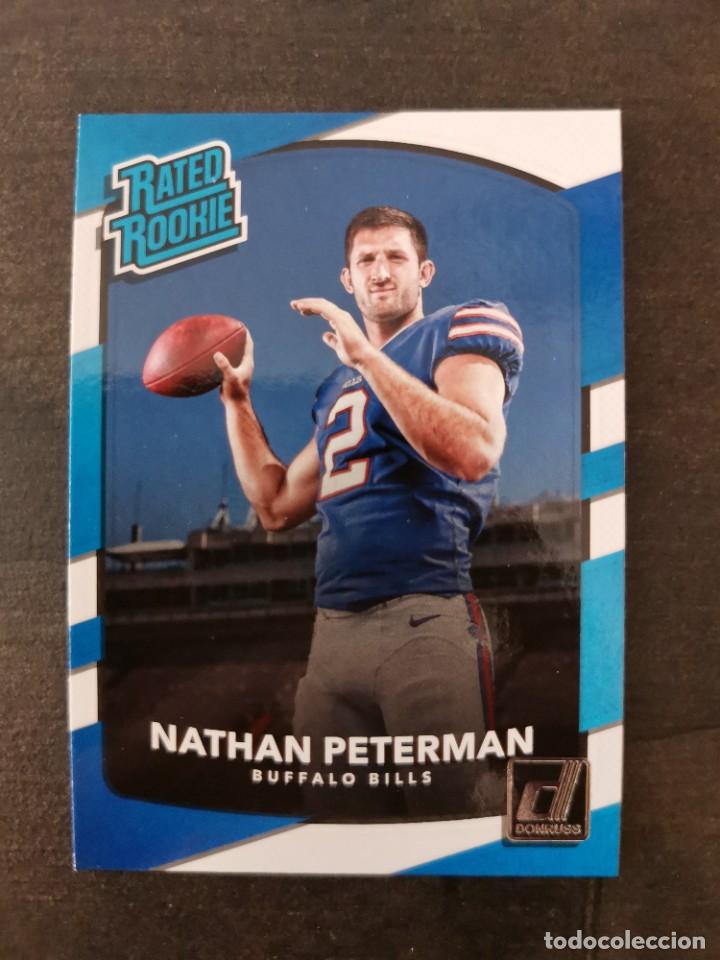Collezionismo sportivo: Panini Donruss 2017 Rated Rookie #334 Nathan Peterman Buffalo Bills NFL Card