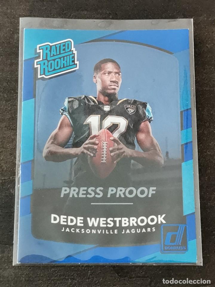 Collezionismo sportivo: Panini Donruss 2017 Rated Rookie Blue Parallel #337 Dede Westbrook Jacksonville Jaguars NFL Card