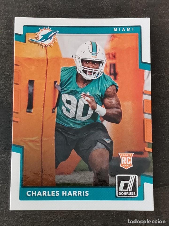 Collezionismo sportivo: Panini Donruss 2017 Rookie Card #370 Charles Harris Miami Dolphins NFL Card