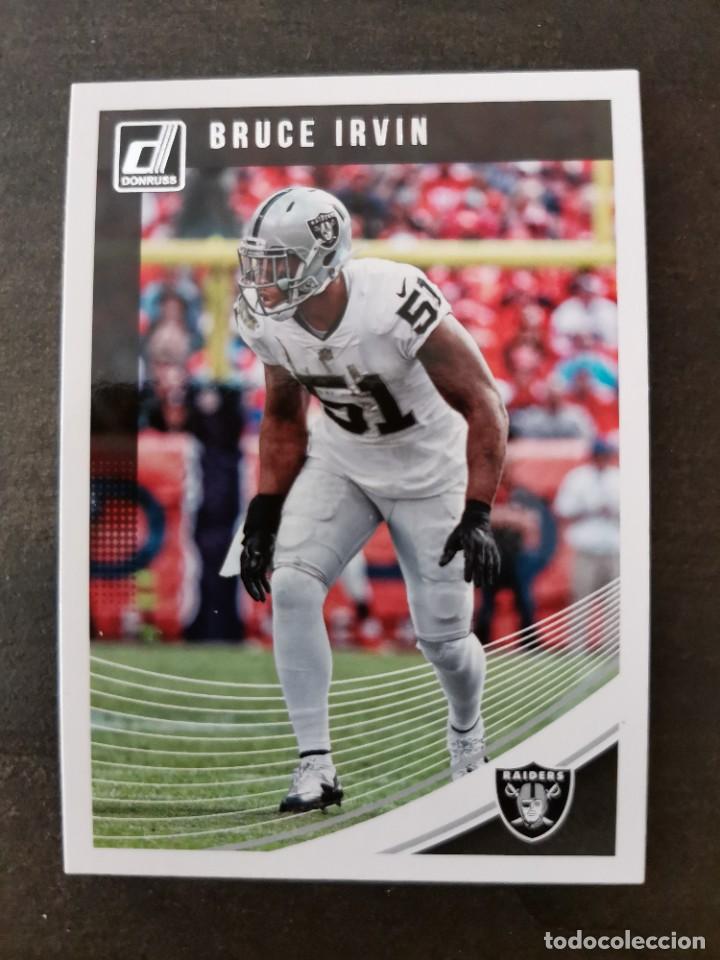 Sports collectibles: Panini Donruss 2018 #226 Bruce Irvin Oakland Raiders NFL Card