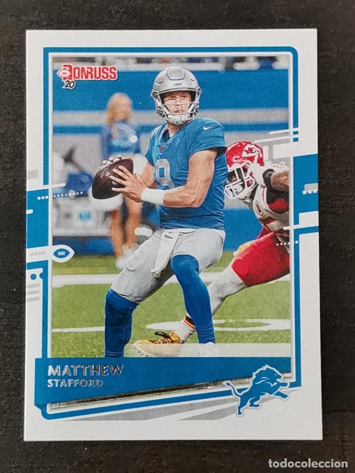 Collezionismo sportivo: Panini Donruss 2020 #96 Matthew Stafford Detroit Lions NFL Card
