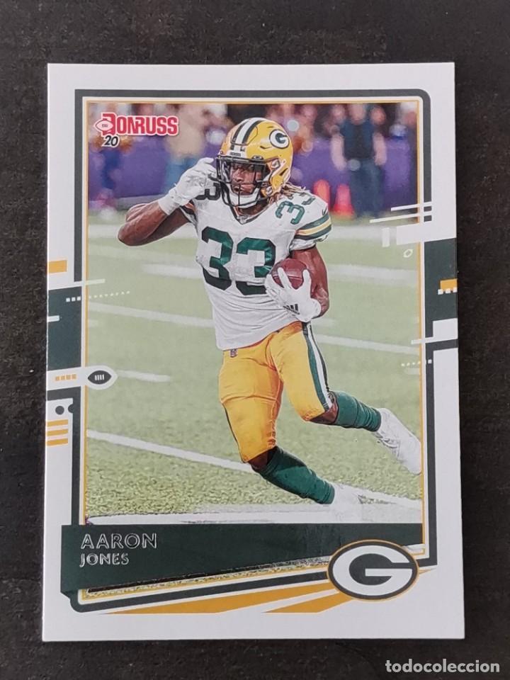 Coleccionismo deportivo: Panini Donruss 2020 #104 Aaron Jones Green Bay Packers NFL Card