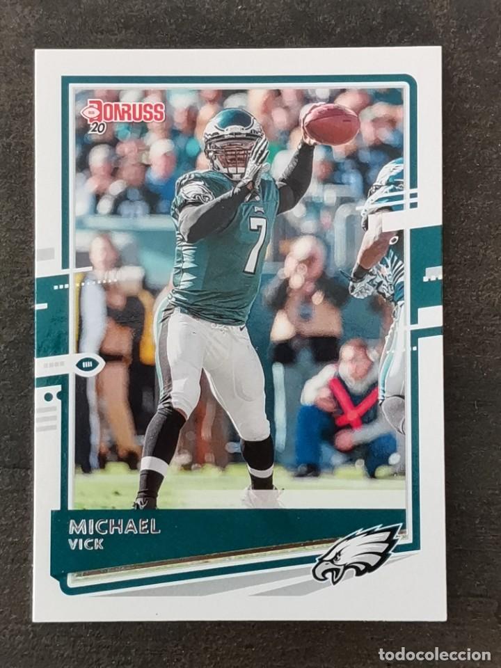 Coleccionismo deportivo: Panini Donruss 2020 #212 Michael Vick Philadelphia Eagles NFL Card