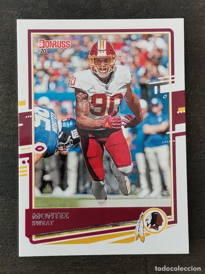Coleccionismo deportivo: Panini Donruss 2020 #240 Montez Sweat Washington Redskins NFL Card