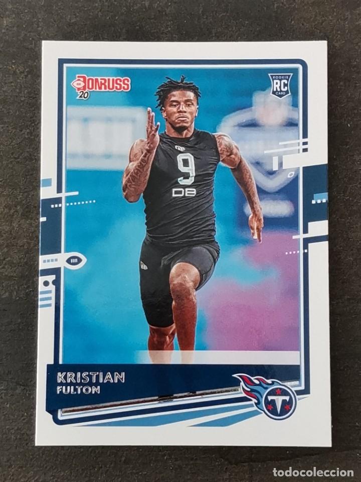 Colecionismo desportivo: Panini Donruss 2020 Rookie Card #259 Kristian Fulton Tennessee Titans NFL Card