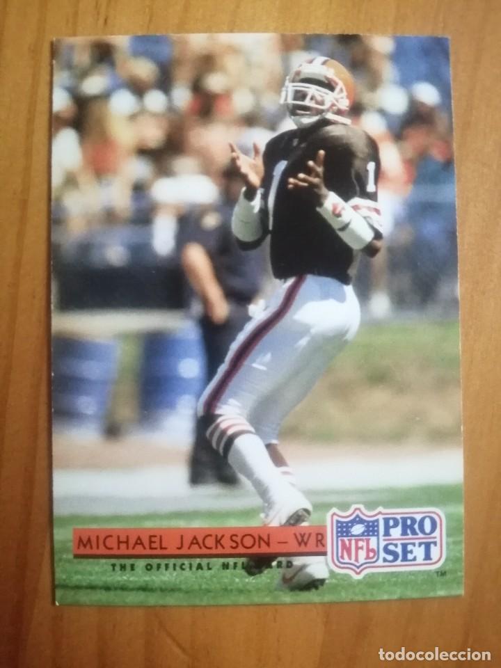 Coleccionismo deportivo: CROMO NUEVO N&Uacute;MERO 138 - NFL - RUGBY - A&Ntilde;O 1992 PRO SET - MICHAEL JACKSON