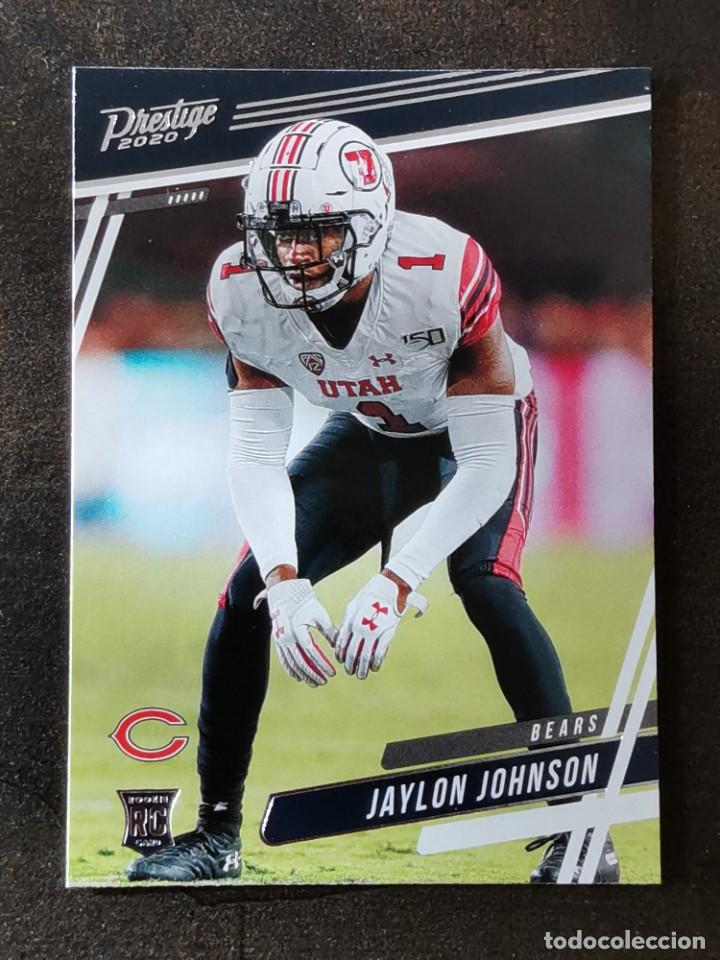 Coleccionismo deportivo: Panini Prestige 2020 Rookie Card #254 Jaylon Johnson Chicago Bears NFL Card