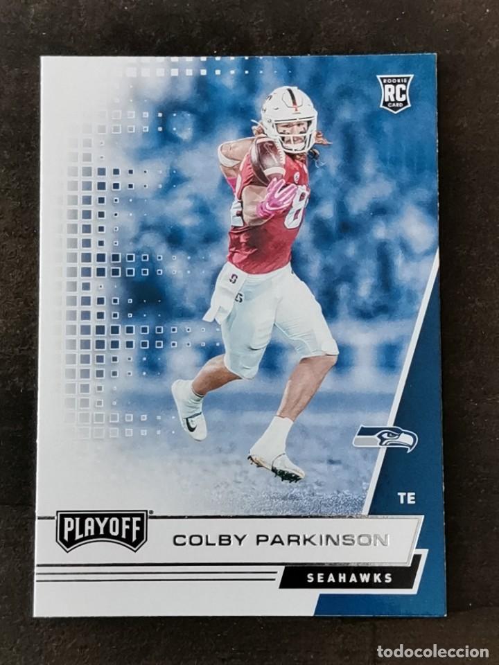 Collezionismo sportivo: Panini Playoff 2020 Rookie Card #272 Colby Parkinson Seattle Seahawks NFL Card