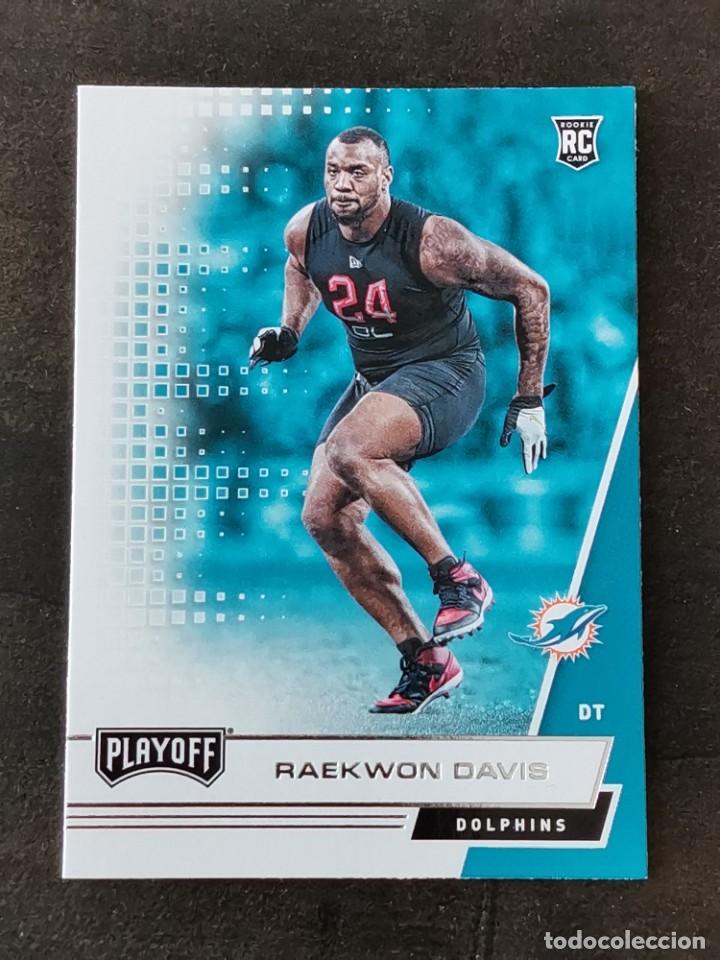 Colecionismo desportivo: Panini Playoff 2020 Rookie Card #299 Raekwon Davis Miami Dolphins NFL Card