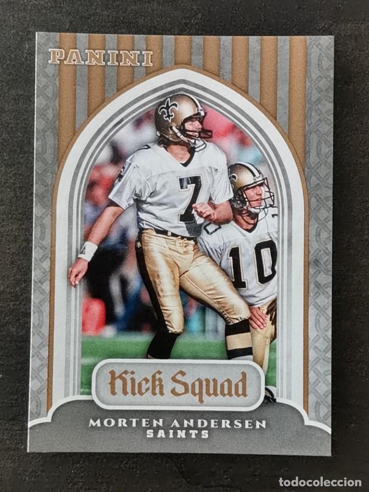 Collezionismo sportivo: Panini Football 2017 Kick Squad #KSQ-MA Morten Andersen New Orleans Saints NFL Card