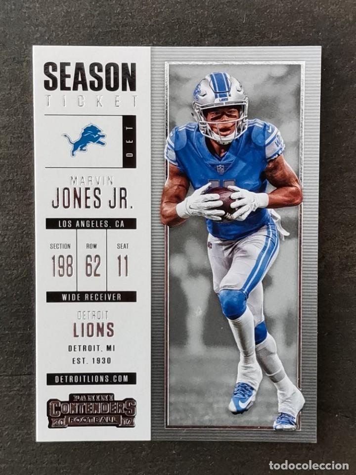 Colecionismo desportivo: Panini Contenders 2017 #30 Marvin Jones Jr. Detroit Lions NFL Card