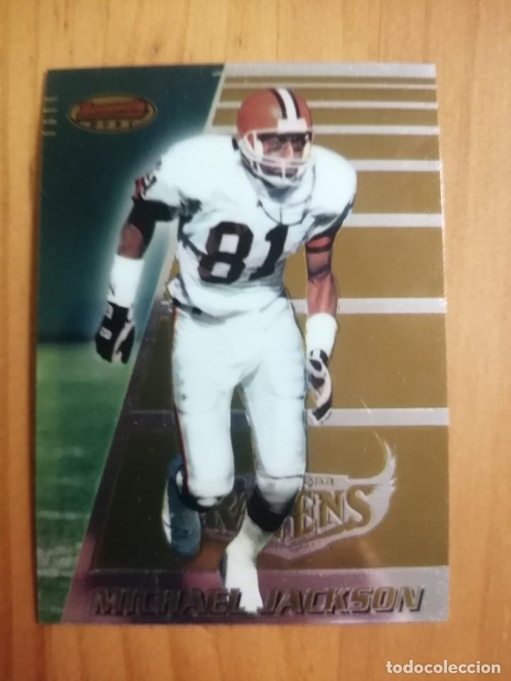 Coleccionismo deportivo: CROMO NUEVO N&Uacute;MERO 63 - NFL - RUGBY - A&Ntilde;O 1996 - TOPPS BOWMAN&acute;S BEST - MICHAEL JACKSON