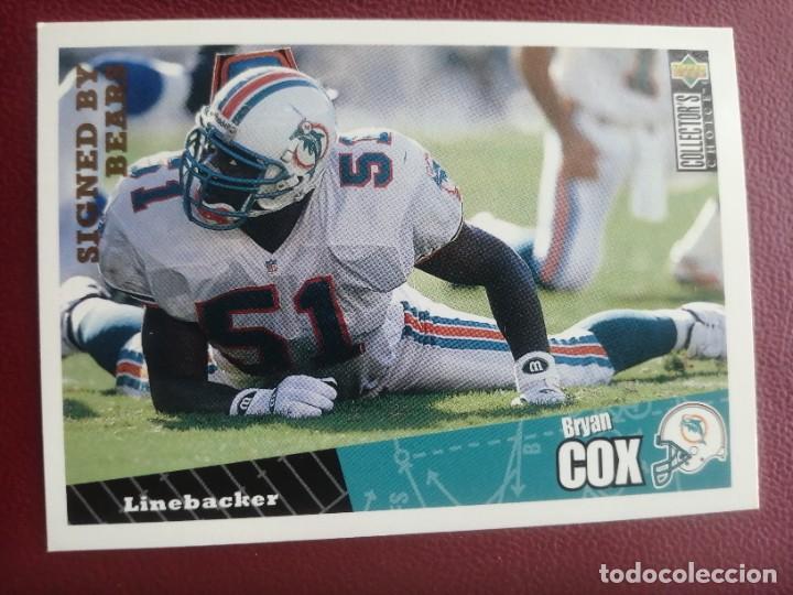 Coleccionismo deportivo: CROMO NUEVO - N&Uacute;MERO 123 - NFL - RUGBY - A&Ntilde;O 1996 - UPPER DECK - BRYAN COX