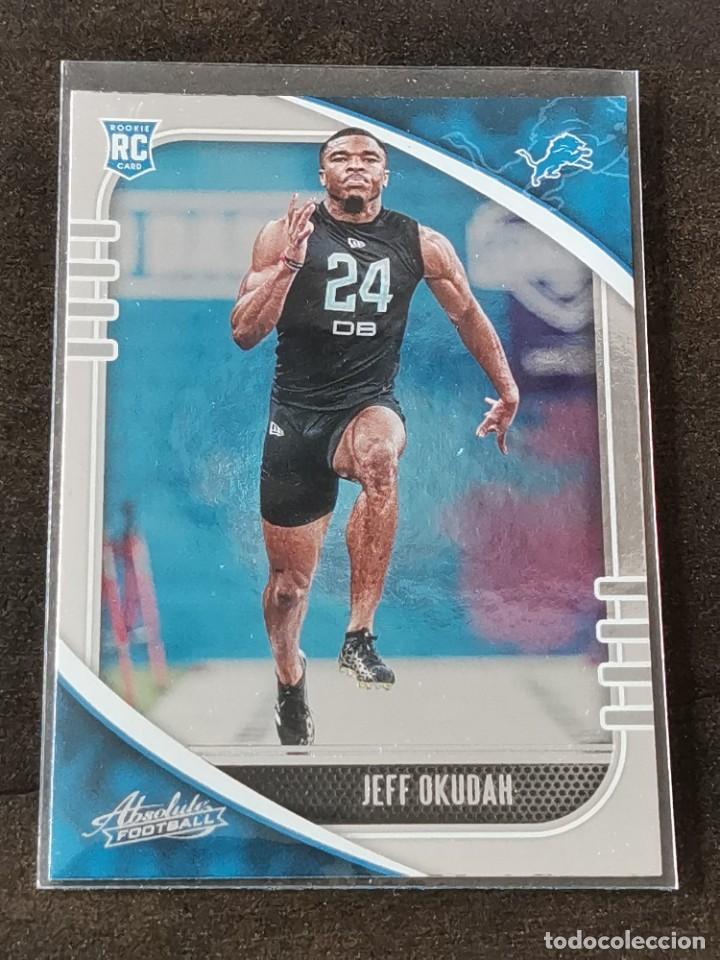 Collezionismo sportivo: Panini Absolute Football 2020 Rookie Card #155 Jeff Okudah Detroit Lions NFL Card