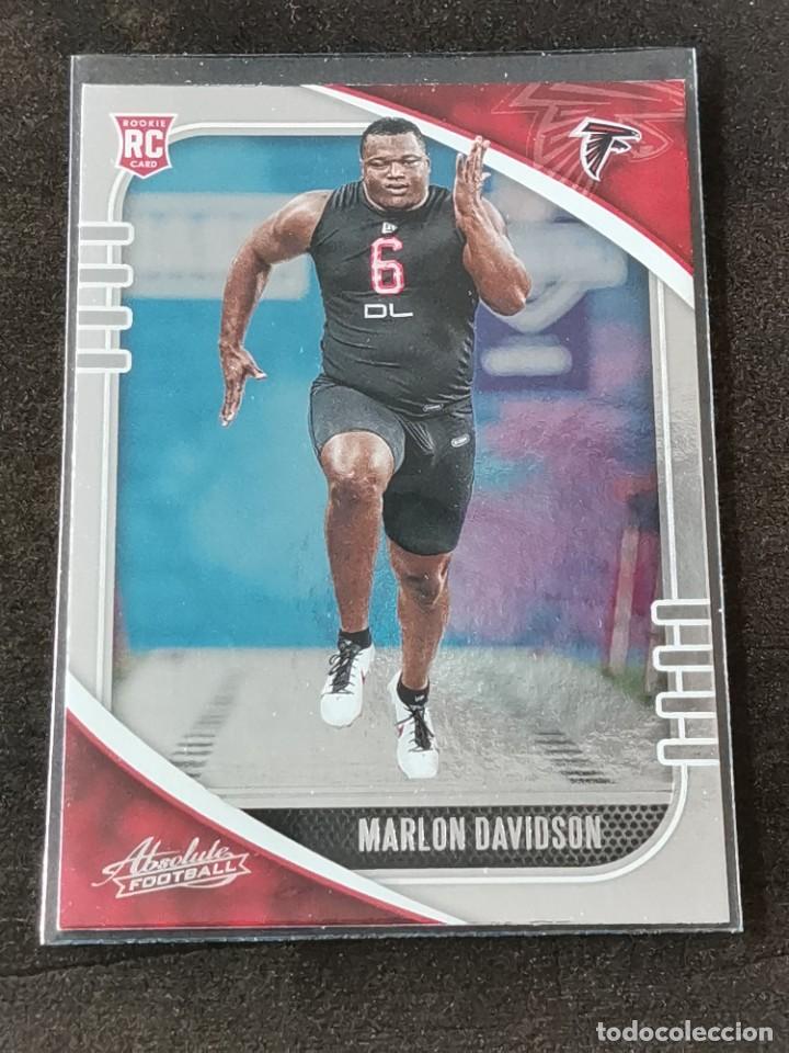 Colecionismo desportivo: Panini Absolute Football 2020 Rookie Card #180 Marlon Davidson Atlanta Falcons NFL Card