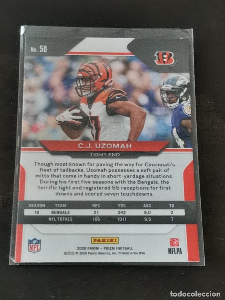 2020 Panini Prizm #50 CJ Uzomah Cincinnati Bengals Football Card