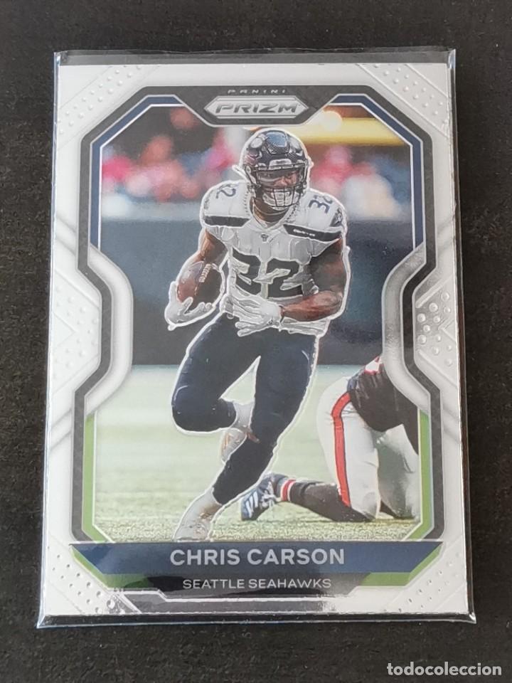 Colecionismo desportivo: Panini Prizm 2020 #295 Chris Carson Seattle Seahawks NFL Card