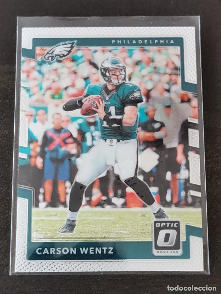 Collezionismo sportivo: Panini Donruss Optic 2017 #4 Carson Wentz Philadelphia Eagles NFL Card