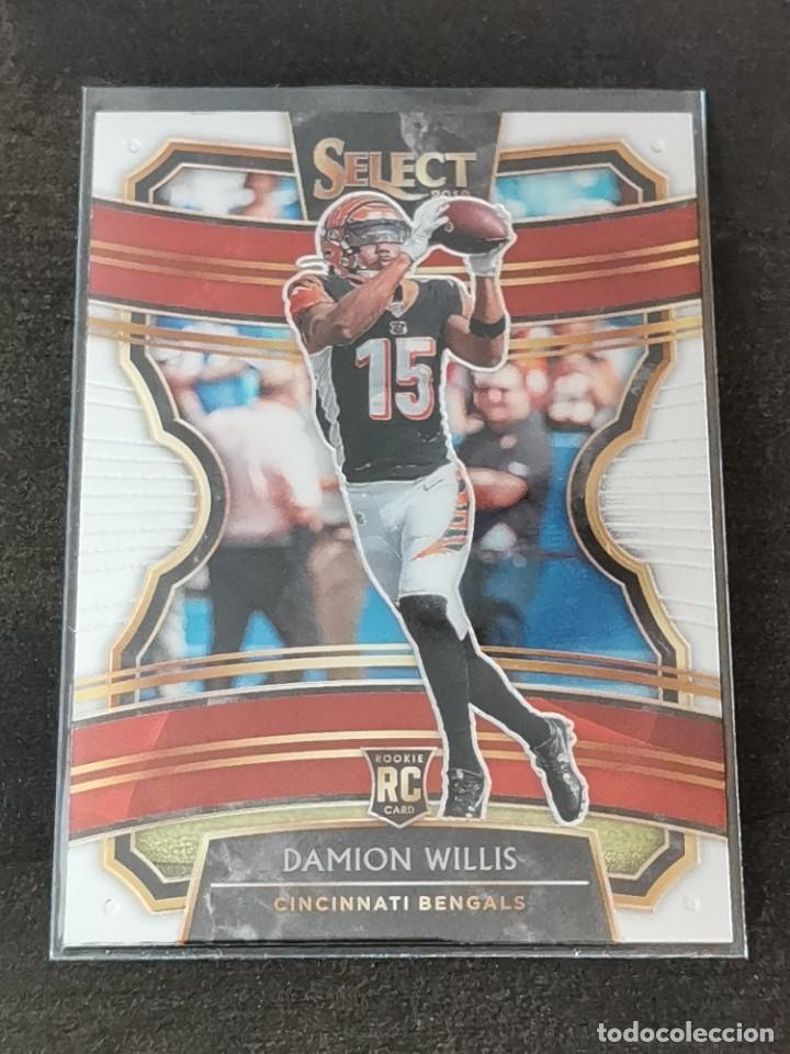 Colecionismo desportivo: Panini Select 2019 Rookie Card #62 Damion Willis Cincinnati Bengals NFL Card
