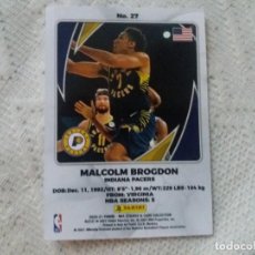 Coleccionismo deportivo: MALCOLM BROGDON. INDIANA PACERS. N° 27. CARD PANINI NBA 2020, 21.. Lote 277549818