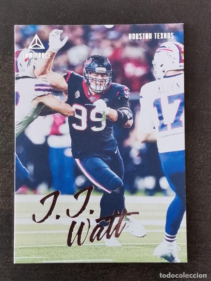 Colecionismo desportivo: Panini Luminance 2020 #45 J. J. Watt Houston Texans NFL Card