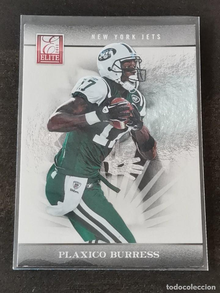 Coleccionismo deportivo: Panini Donruss Elite 2012 #70 Plaxico Burress New York Jets NFL Card