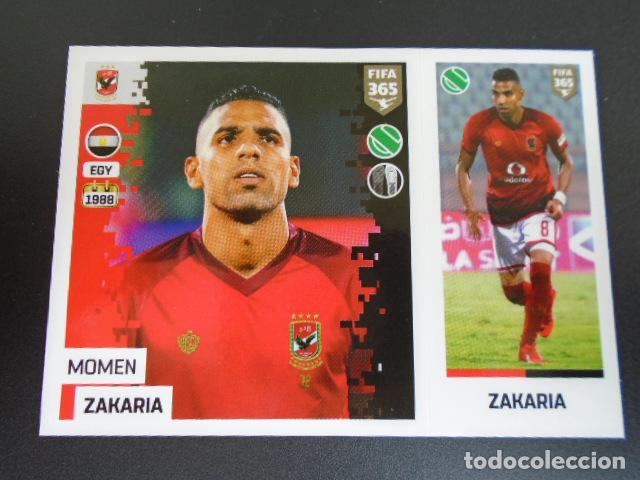 Coleccionismo deportivo: 344 MOMEN ZAKARIA AL ALHY SC VERSION BLUE BACK STICKER FIFA PANINI 365 18 19 2018 2019