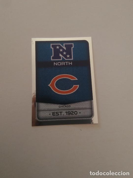 Coleccionismo deportivo: 308 ESCUDO LOGO CHICAGO BEARS ESTAMPA CROMO STICKER F&Uacute;TBOL AMERICANO PANINI NFL 2016