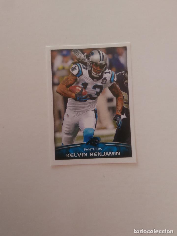 Coleccionismo deportivo: 360 KELVIN BENJAMIN CAROLINA PANTHERS ESTAMPA CROMO STICKER F&Uacute;TBOL AMERICANO PANINI NFL 2015