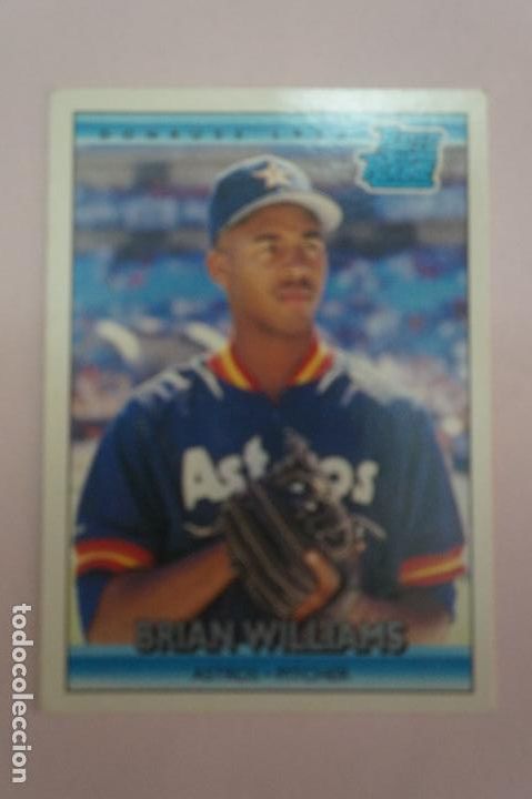 Colecionismo desportivo: TRADING CARD DE BEISBOL WILLIAMS DE LOS ASTROS N&ordm; 416 A&Ntilde;O 1992 DE DONRUSS