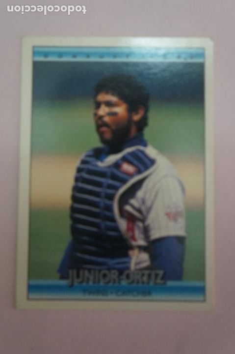 Colecionismo desportivo: TRADING CARD DE BEISBOL ORTIZ DE LOS TWINS N&ordm; 684 A&Ntilde;O 1992 DE DONRUSS