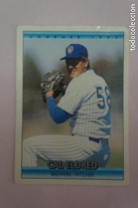 Colecionismo desportivo: TRADING CARD DE BEISBOL ELDRED DE LOS BREWERS N&ordm; 718 A&Ntilde;O 1992 DE DONRUSS