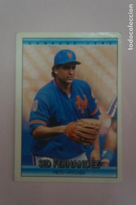 Colecionismo desportivo: TRADING CARD DE BEISBOL FERNANDEZ DE LOS METS N&ordm; 719 A&Ntilde;O 1992 DE DONRUSS