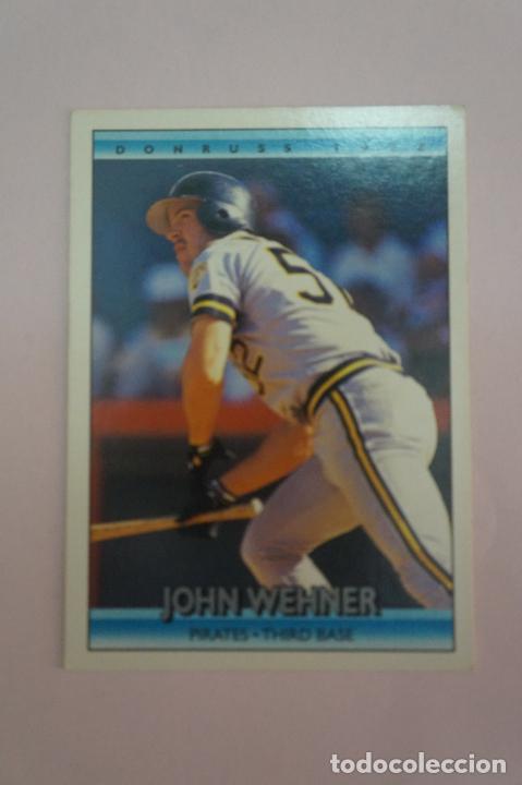 Colecionismo desportivo: TRADING CARD DE BEISBOL WEHNER DE LOS PIRATES N&ordm; 731 A&Ntilde;O 1992 DE DONRUSS