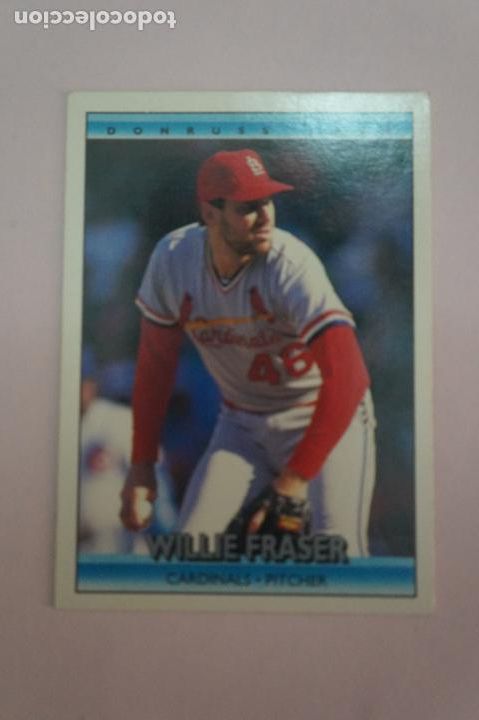 Colecionismo desportivo: TRADING CARD DE BEISBOL FRASER DE LOS CARDINALS N&ordm; 755 A&Ntilde;O 1992 DE DONRUSS