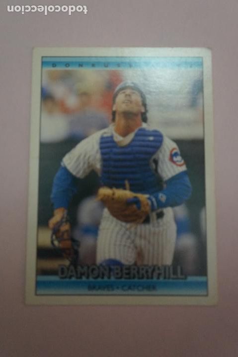 Colecionismo desportivo: TRADING CARD DE BEISBOL BERRYHILL DE LOS BRAVES N&ordm; 771 A&Ntilde;O 1992 DE DONRUSS