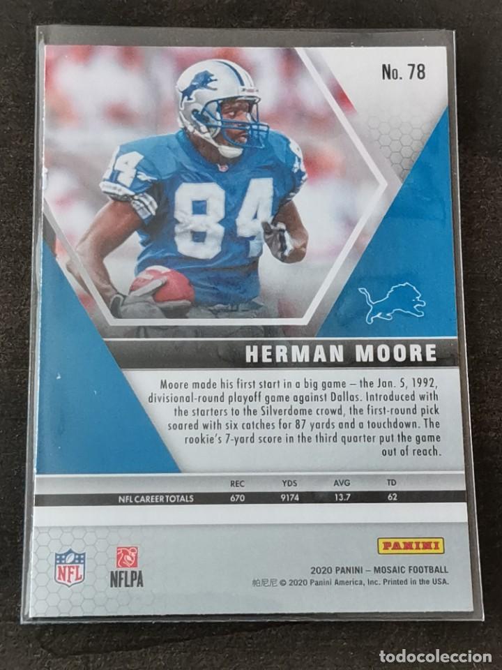 : 2020 Panini Mosaic #78 Herman Moore Detroit Lions