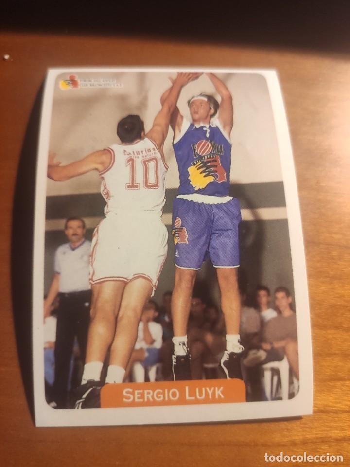 Coleccionismo deportivo: 158 ACB 95-96 MUNDICROMO MC STICKER: SERGIO LUYK - FORUM VALLADOLID -- NUNCA PEGADO