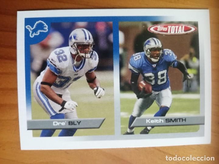 Coleccionismo deportivo: CROMO NUEVO N&Uacute;MERO 11 - RUGBY - NFL - 2005 TOPPS TOTAL - DRE&acute; BLY Y KEITH SMITH.